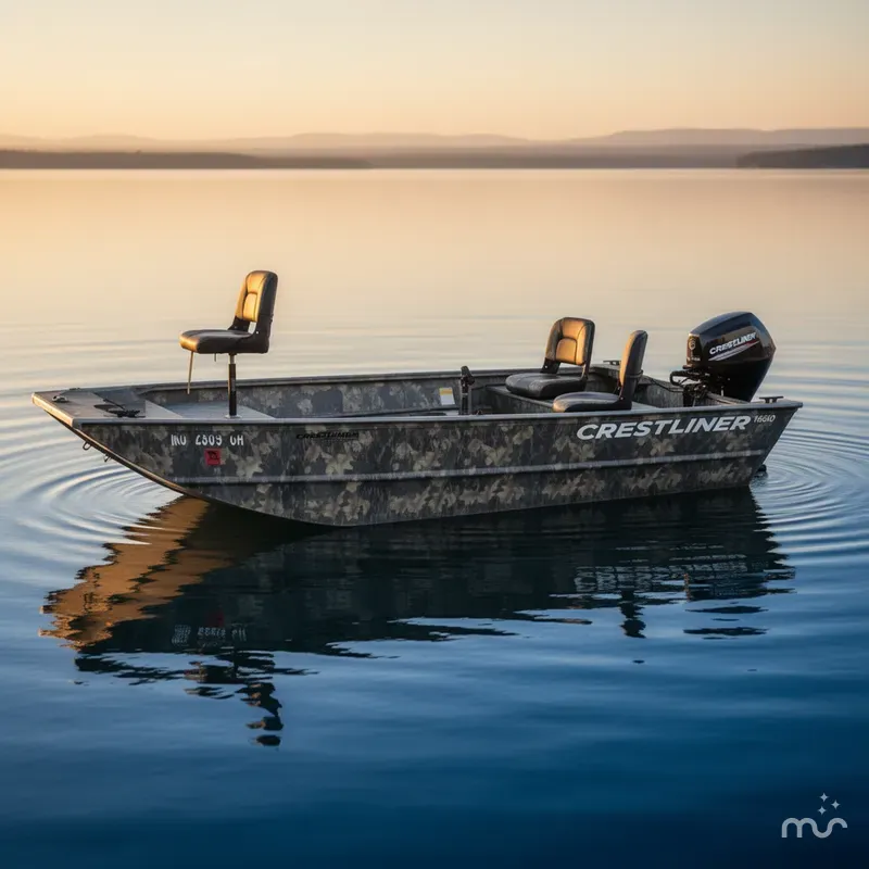Slide: The Image of Crestliner 1660 Retriever 2018 - 1