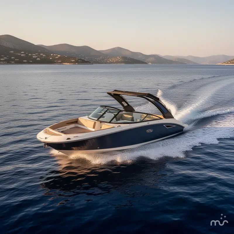 Slide: The Image of Sea Ray SDX 230 2026 - 2