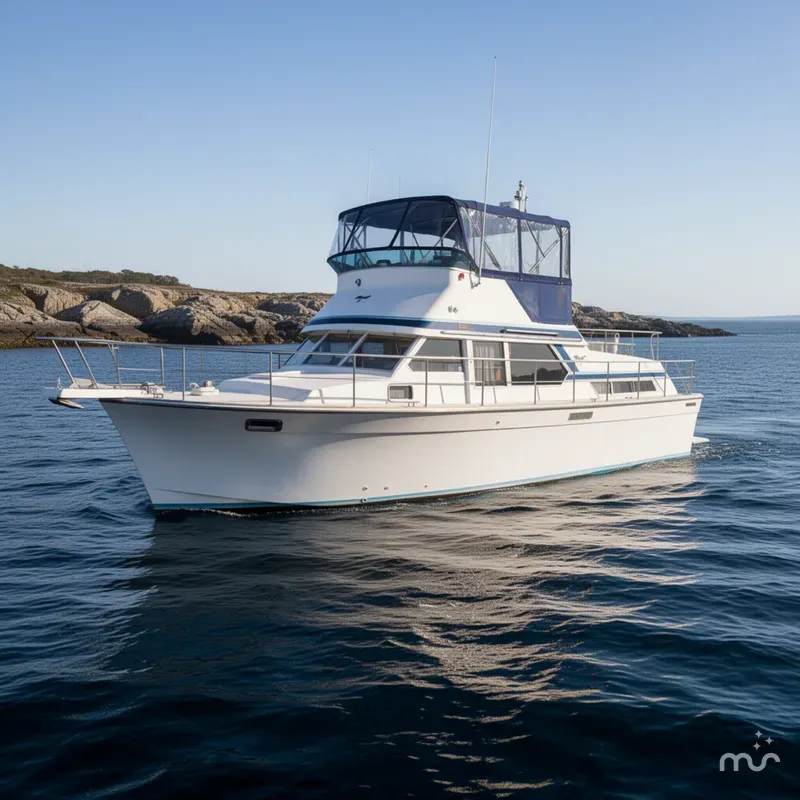 The Image of Tollycraft 40 Tri-Cabin Motor Yacht 1972 - 0