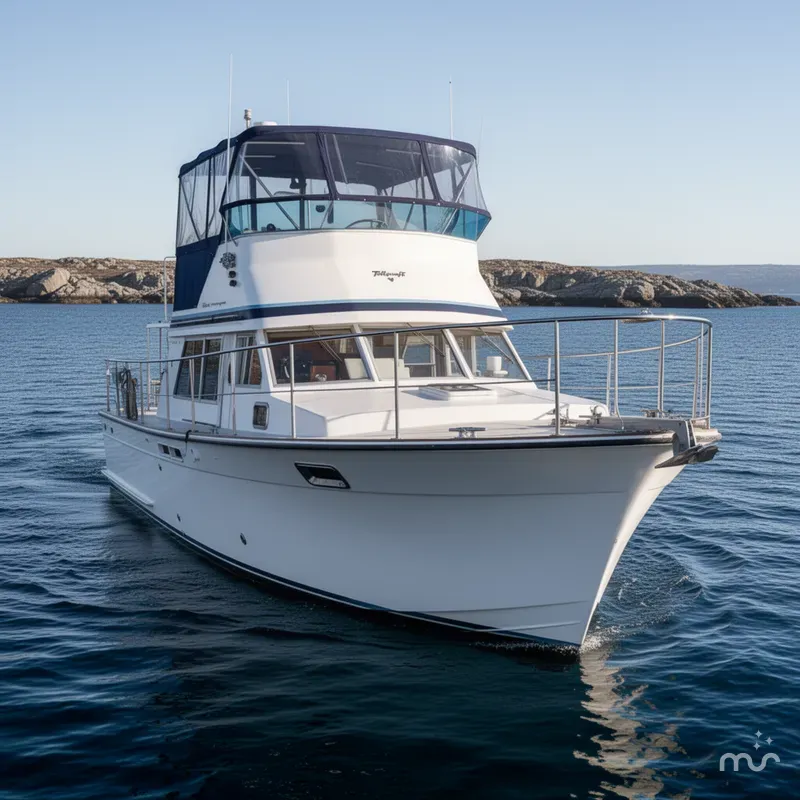 Slide: The Image of Tollycraft 40 Tri-Cabin Motor Yacht 1972 - 1