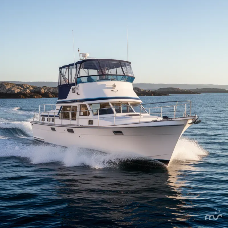 Slide: The Image of Tollycraft 40 Tri-Cabin Motor Yacht 1972 - 4