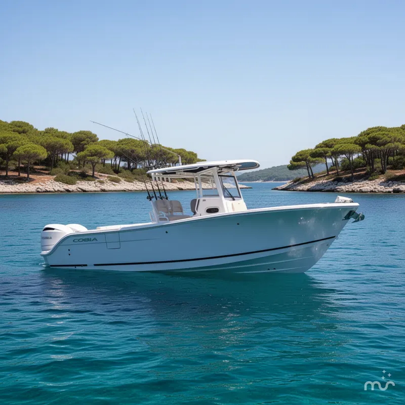 Slide: The Image of Cobia 285 Center Console 2026 - 2