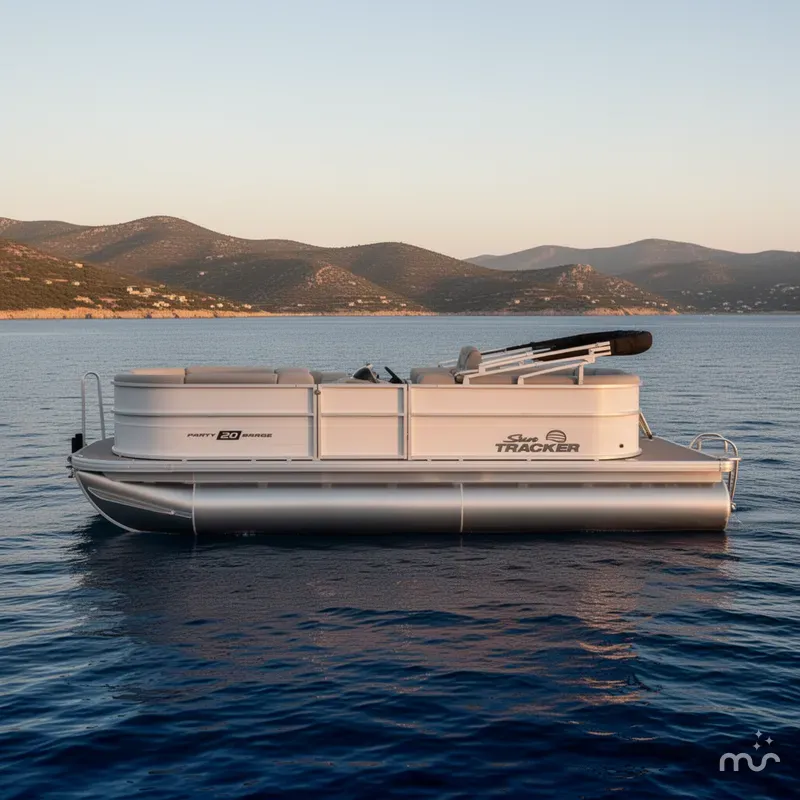 Slide: The Image of Sun Tracker Party Barge 20 DLX 2026 - 2