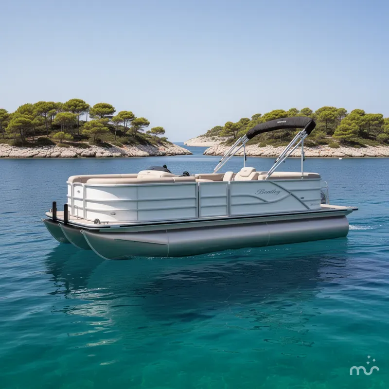 Slide: The Image of Bentley Pontoons Legacy 200 Navigator 2026 - 0