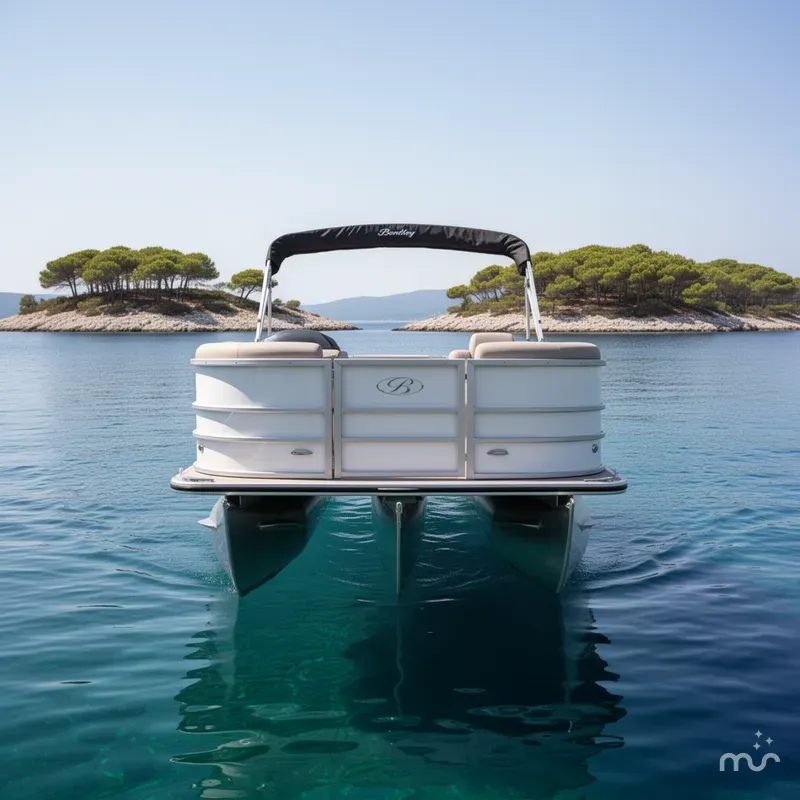 Slide: The Image of Bentley Pontoons Legacy 200 Navigator 2026 - 1