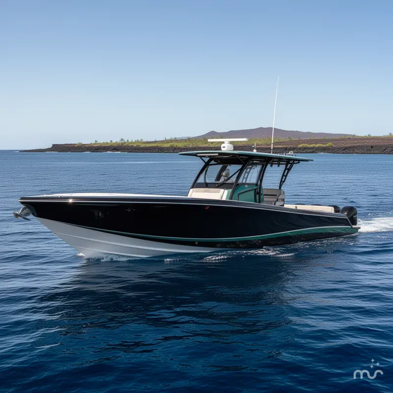Slide: The Image of Nor-Tech 390 Sport Center Console 2020 - 2