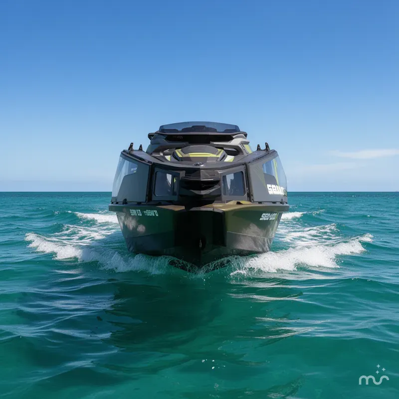 Slide: The Image of Sea-Doo PB SWT FISH COMPACT 170 GN GAL 26 2026 - 1
