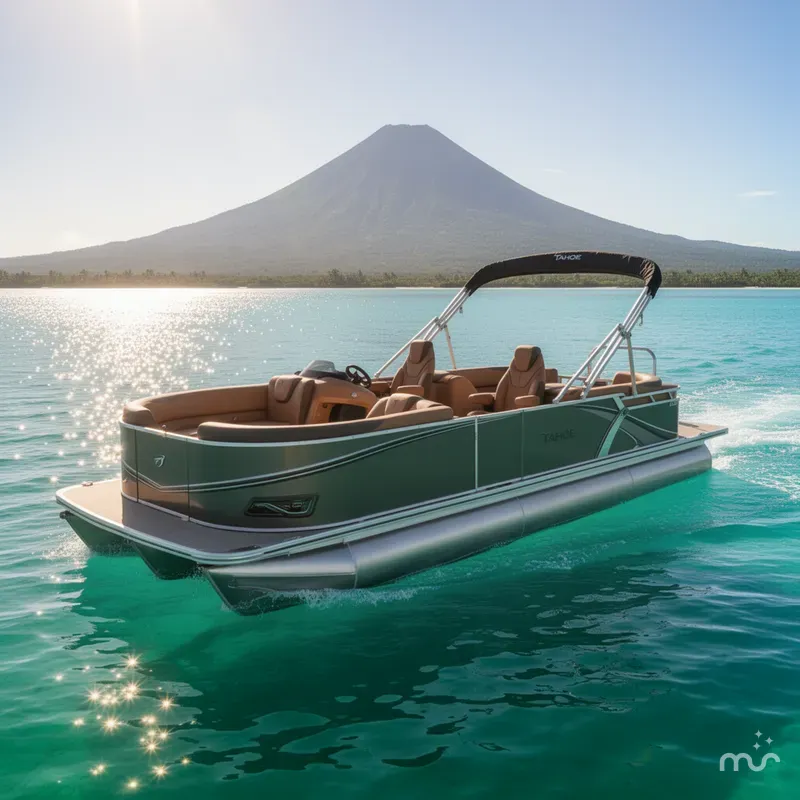 The Image of Tahoe LTZ 2385 Quad Lounge Tritoon & Honda 4-Stroke EFI 2026 - 0
