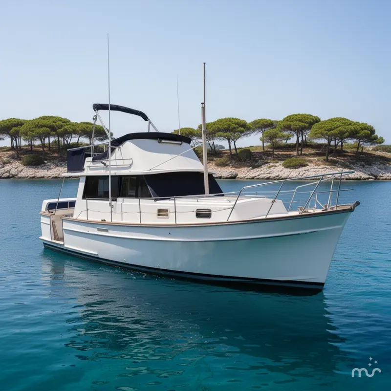 Slide: The Image of Mainship 34 Trawler 1978 - 2