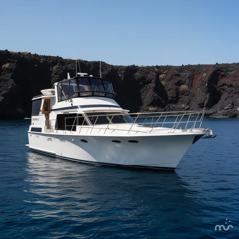 Slide: The Image of Lien Hwa 47 Cockpit Motor Yacht 1987 - 2