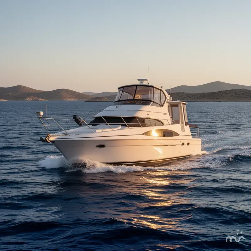 Slide: The Image of Carver Yachts 444 Cockpit Motor Yacht 2003 - 4