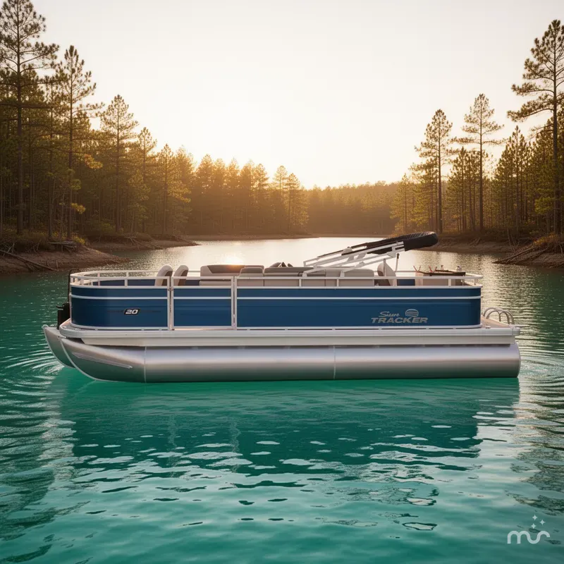 Slide: The Image of Sun Tracker Fishin' Barge 20 DLX 2026 - 2