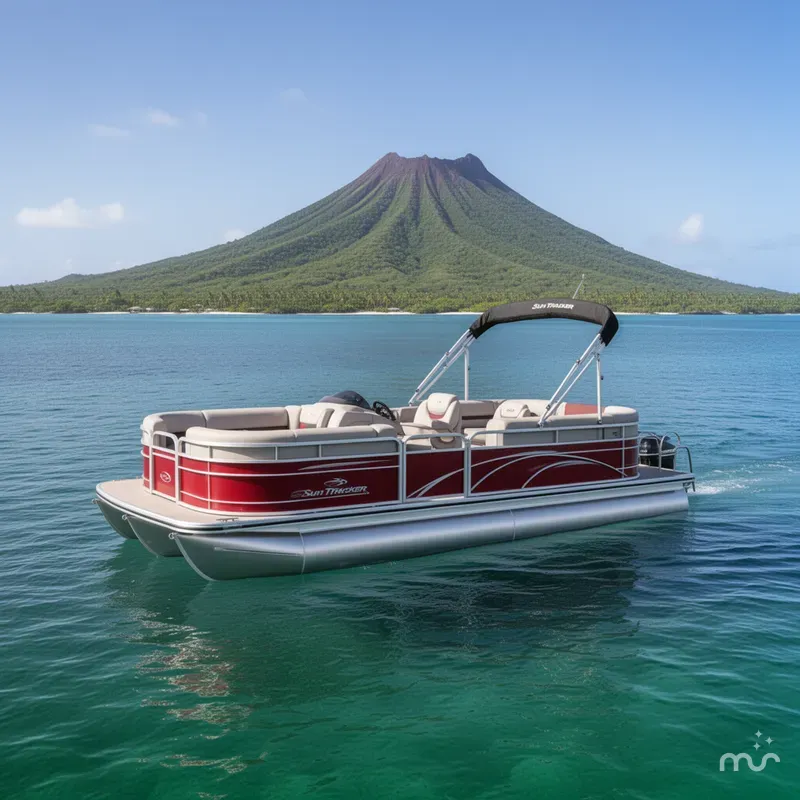 The Image of Sun Tracker Party Barge 22 DLX 2026 - 0