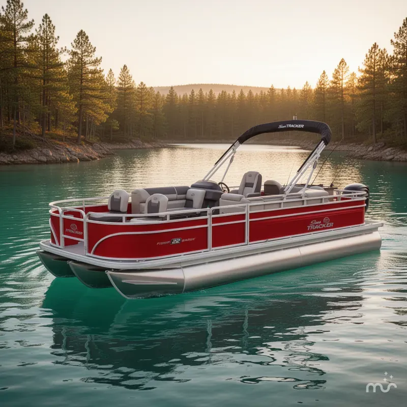 The Image of Sun Tracker Fishin' Barge 22 DLX 2026 - 0