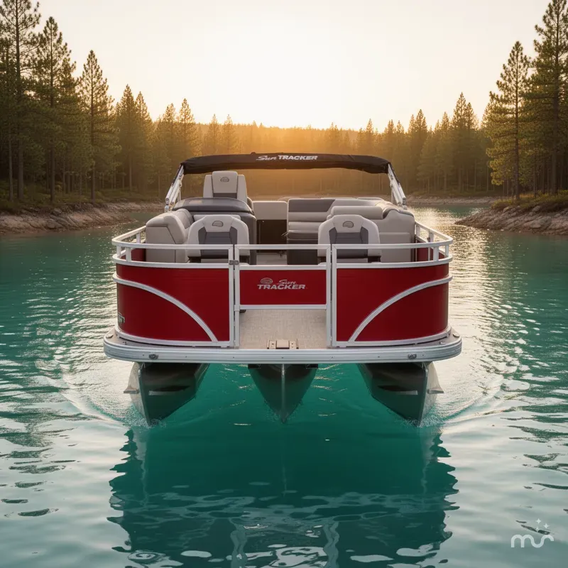 Slide: The Image of Sun Tracker Fishin' Barge 22 DLX 2026 - 1
