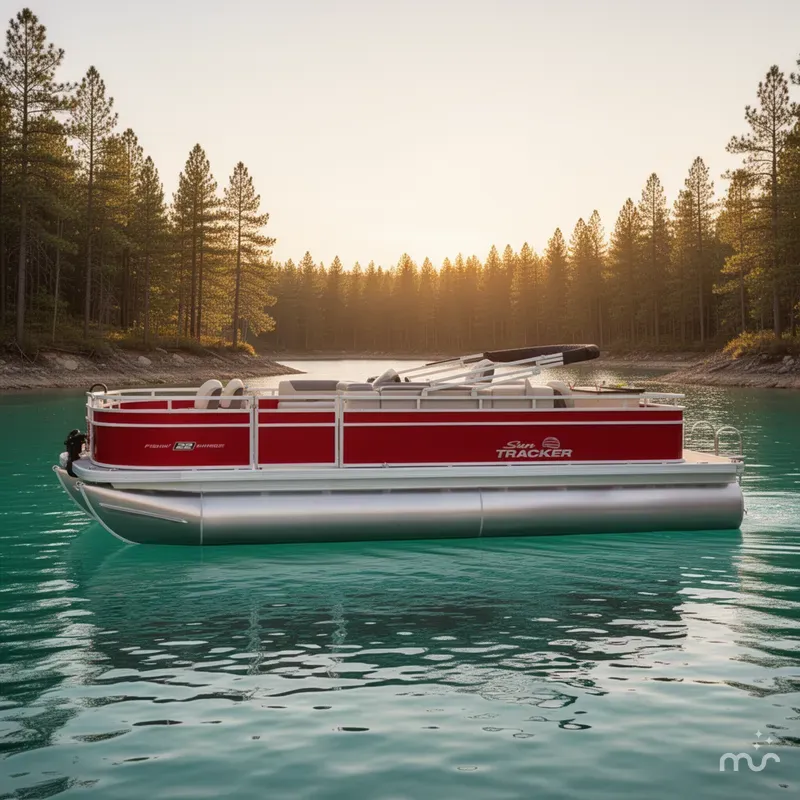 Slide: The Image of Sun Tracker Fishin' Barge 22 DLX 2026 - 2