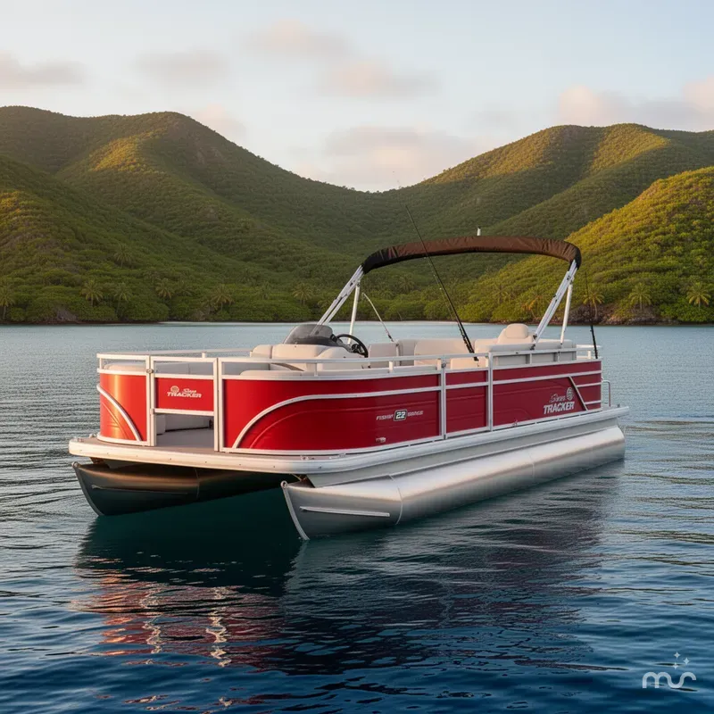 Slide: The Image of Sun Tracker Fishin' Barge 22 DLX 2026 - 3