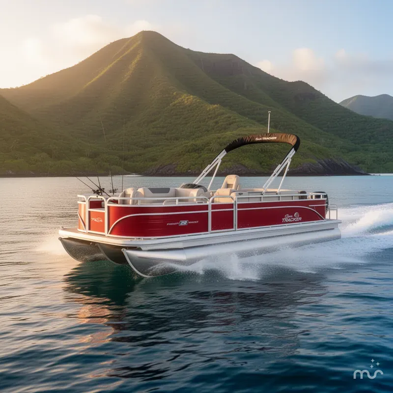 Slide: The Image of Sun Tracker Fishin' Barge 22 DLX 2026 - 4