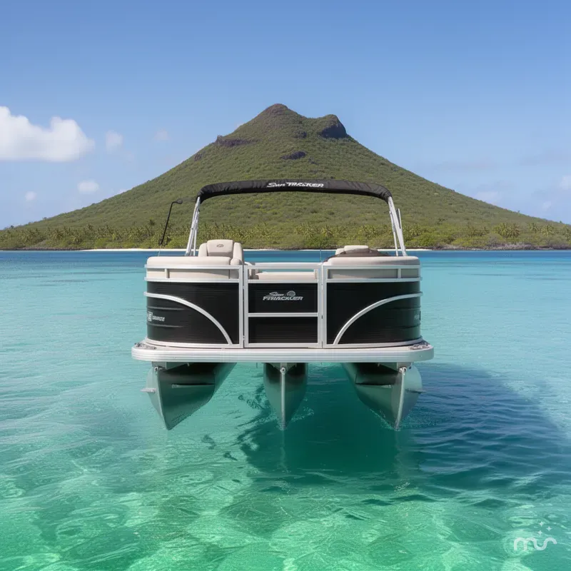 Slide: The Image of Sun Tracker Fishin' Barge 22 DLX 2026 - 1