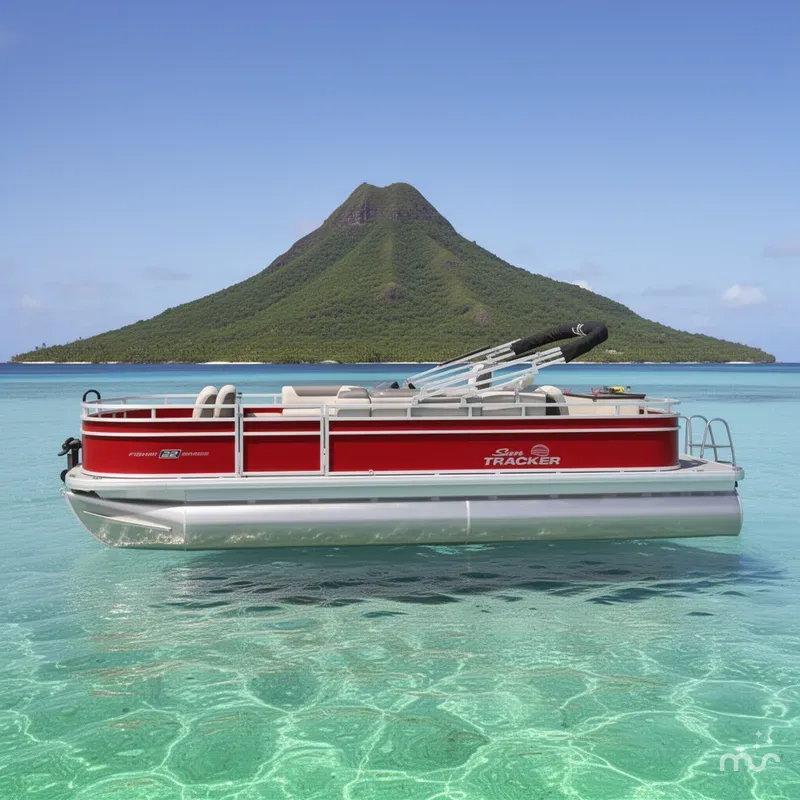 Slide: The Image of Sun Tracker Fishin' Barge 22 DLX 2026 - 2