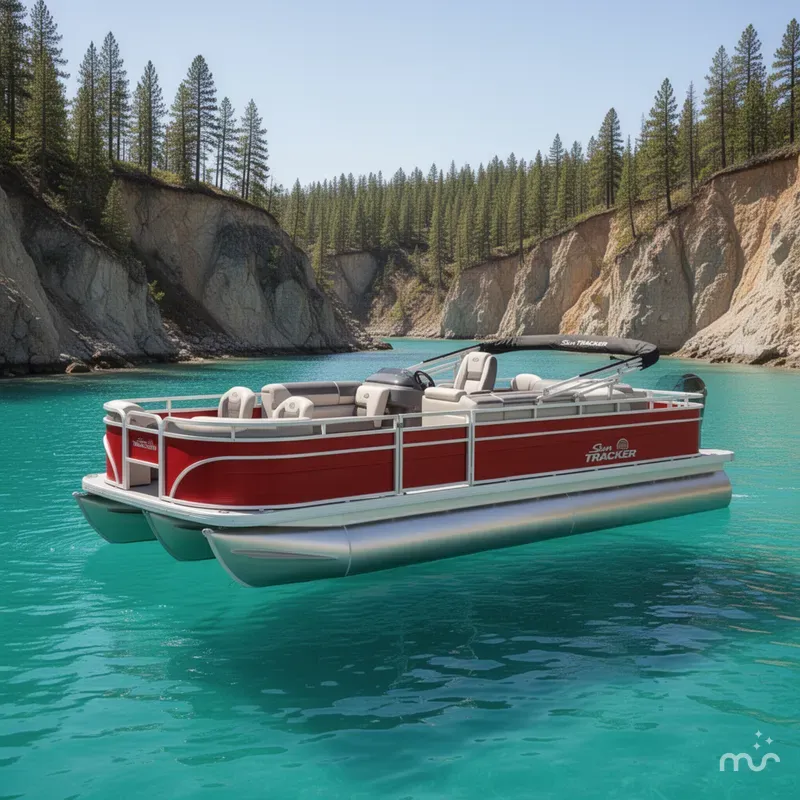 The Image of Sun Tracker Fishin' Barge 22 DLX 2026 - 0