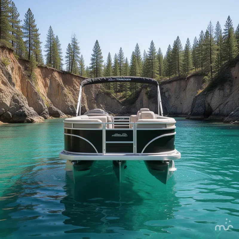 Slide: The Image of Sun Tracker Fishin' Barge 22 DLX 2026 - 3