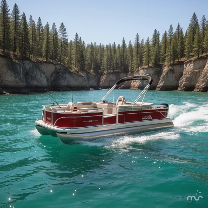 Slide: The Image of Sun Tracker Fishin' Barge 22 DLX 2026 - 4