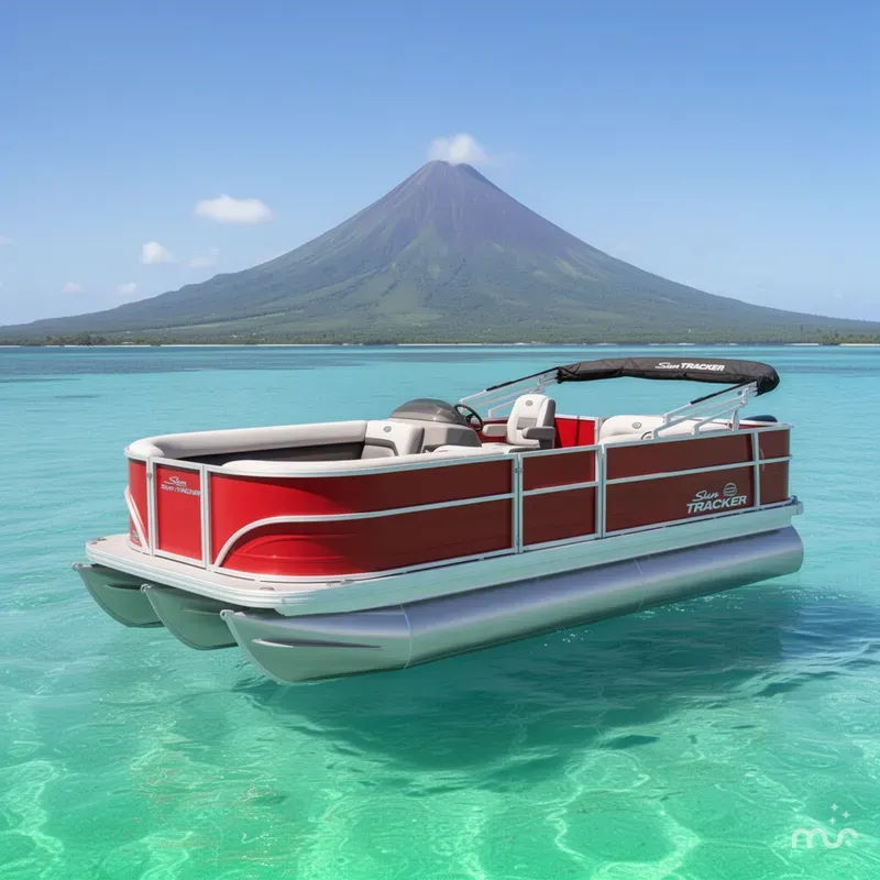 The Image of Sun Tracker Party Barge 18 DLX 2026 - 0