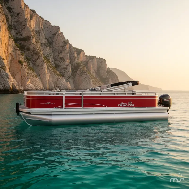 Slide: The Image of Sun Tracker Fishin' Barge 22 DLX 2026 - 2