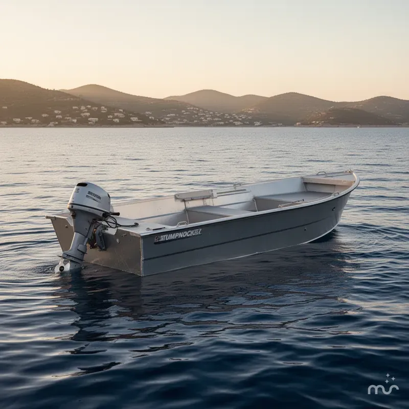 Slide: The Image of Salty Boats Stumpnocker 176 Skiff Tiller Deluxe 2026 - 3