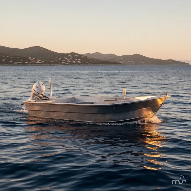 Slide: The Image of Salty Boats Stumpnocker 176 Skiff Tiller Deluxe 2026 - 4