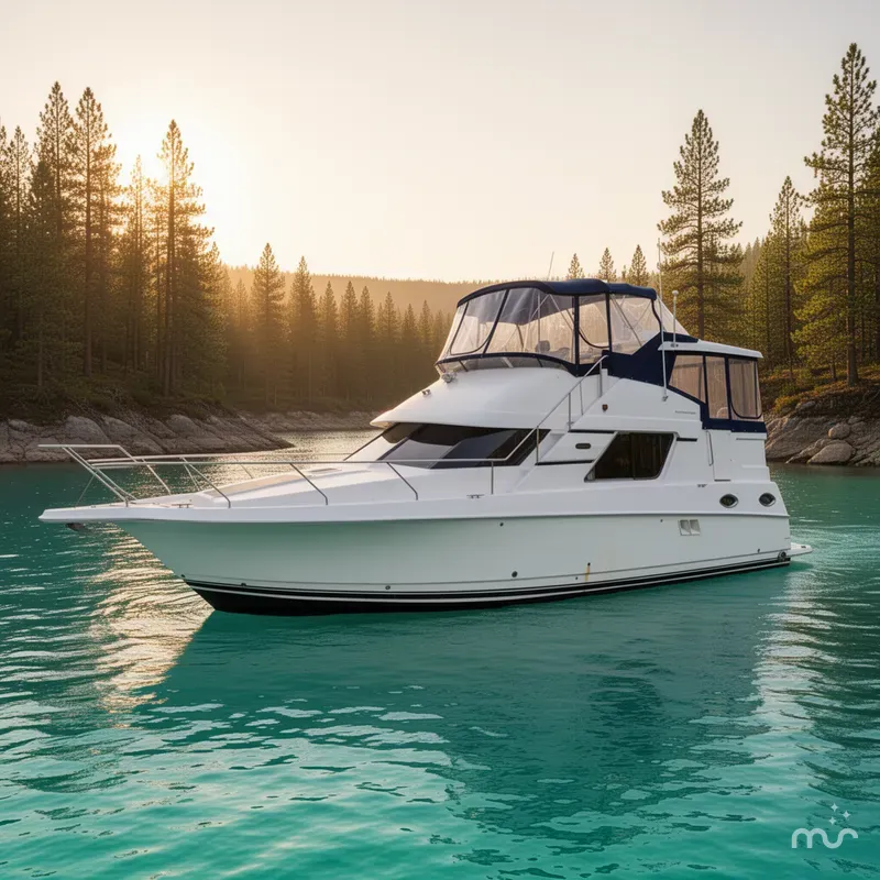 Slide: The Image of Silverton 392 Motor Yacht 2000 - 2