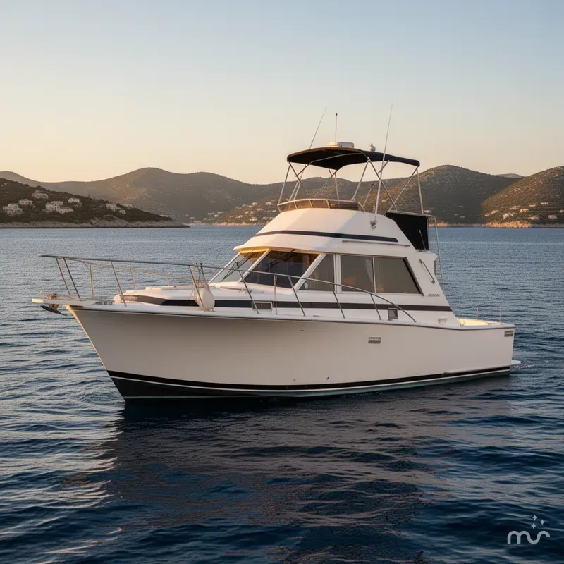 The Image of Bertram 33 Flybridge Cruiser 1978 - 0