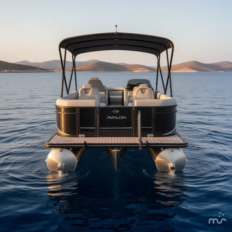 Slide: The Image of Avalon 2385 LSZ Rear Fish, Tri Toon, High Performance 2026 - 3