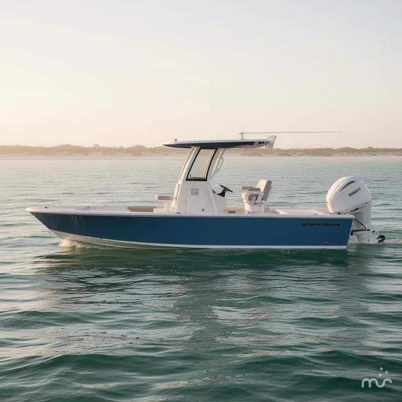 Slide: The Image of Sportsman Masters 247OE Bay Boat 2025 - 2