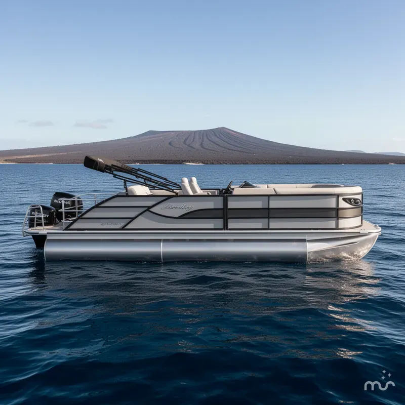 Slide: The Image of Bentley Pontoons Legacy 220 Swingback 2026 - 2