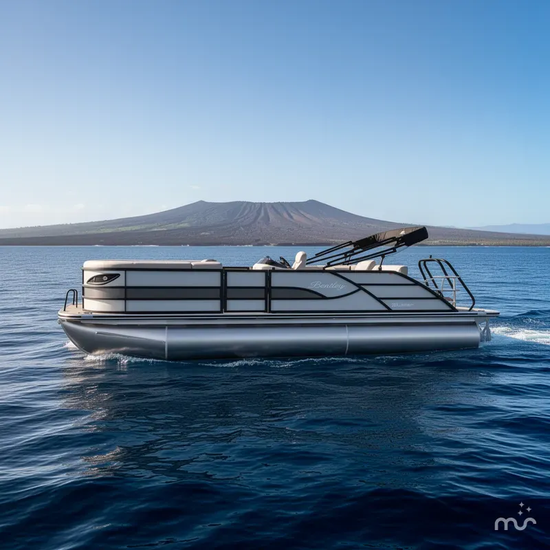 Slide: The Image of Bentley Pontoons Legacy 220 Swingback 2026 - 4