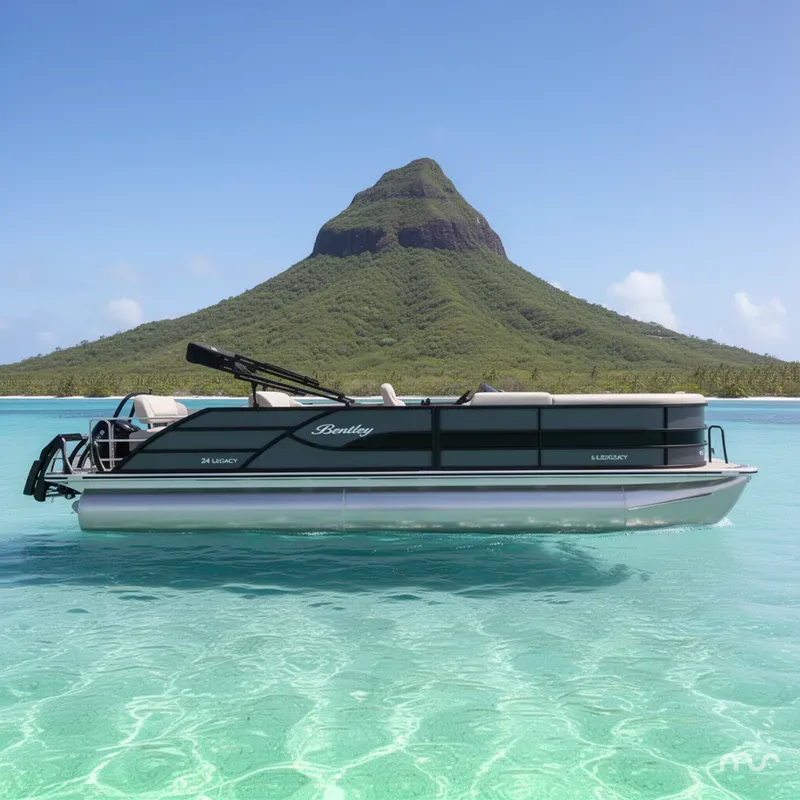 Slide: The Image of Bentley Pontoons Legacy 240 Quad 2026 - 2