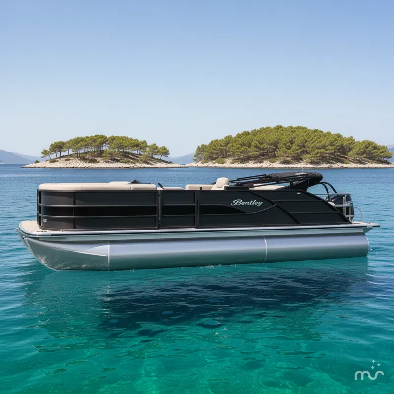Slide: The Image of Bentley Pontoons Legacy 240 Swingback 2026 - 2
