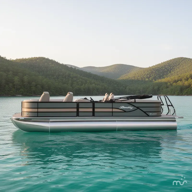 Slide: The Image of Bentley Pontoons Legacy 240 DL Navigator 2026 - 2