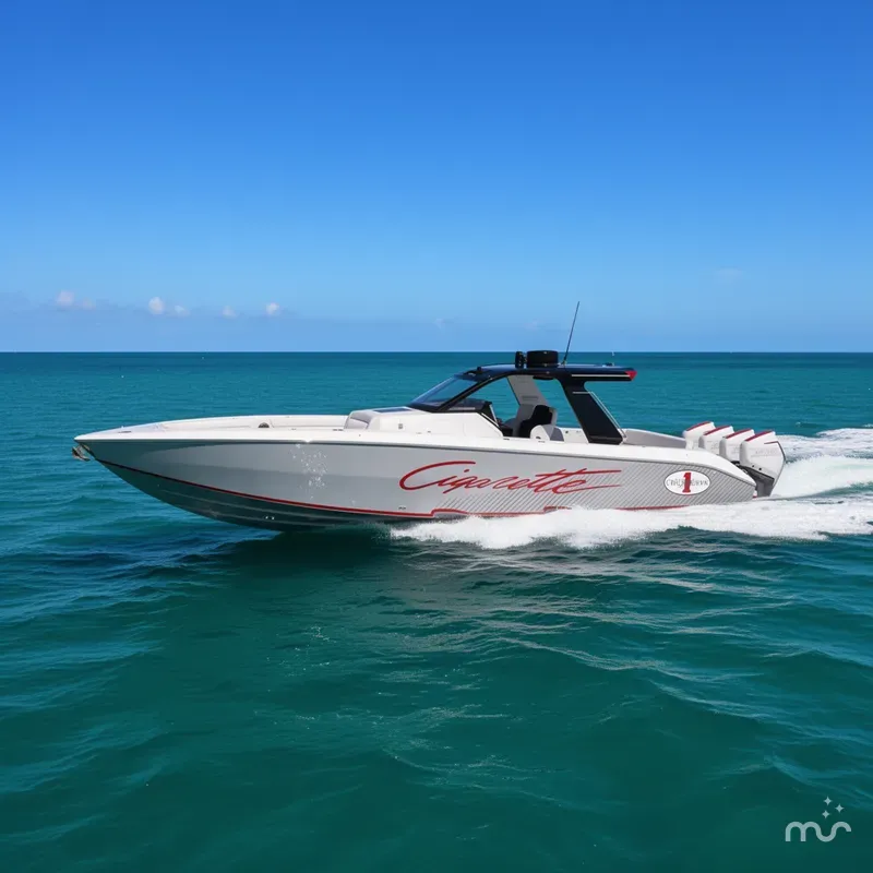 Slide: The Image of Cigarette 41' Nighthawk 2025 - 2