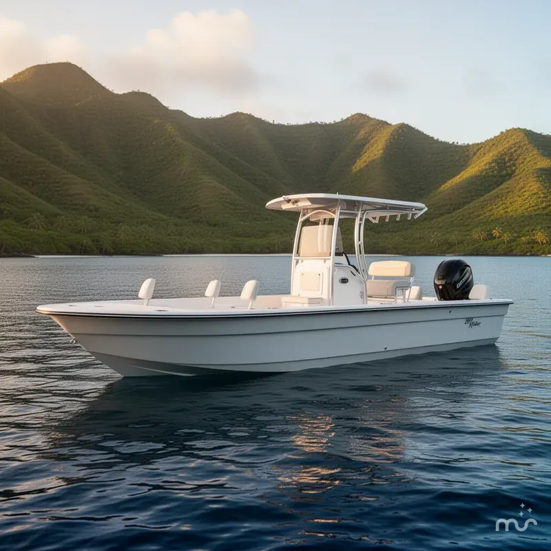 Slide: The Image of Bay Rider 2460 FS Skiff 2026 - 2