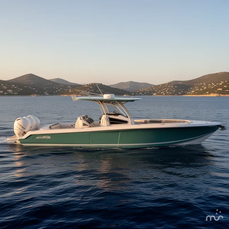 Slide: The Image of Nor-Tech 340 Sport Center Console 2018 - 2