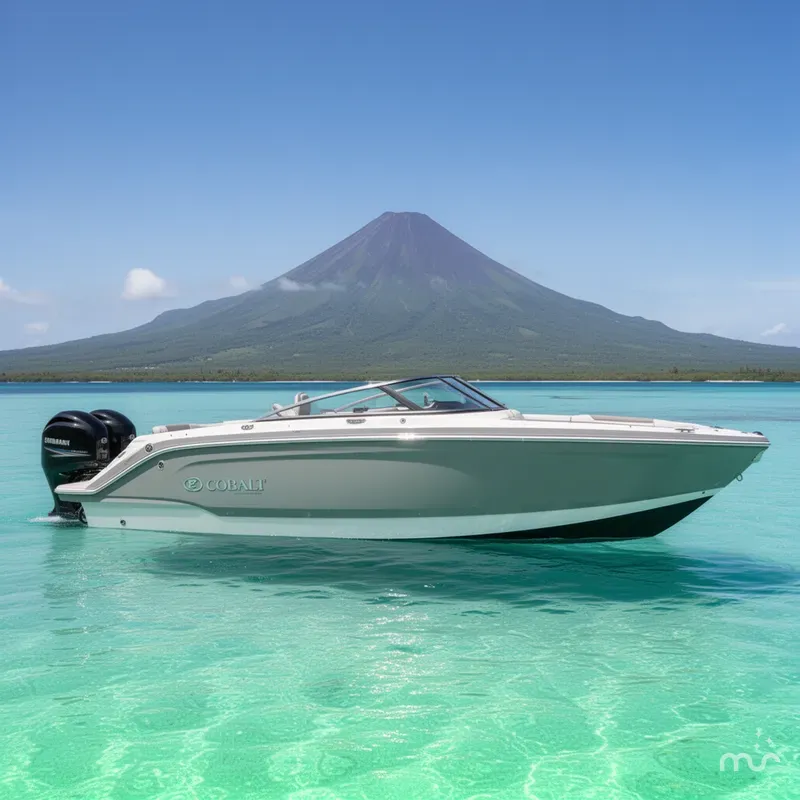 Slide: The Image of Cobalt R8 Outboard 2026 - 2