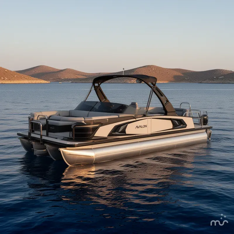 The Image of Avalon 2585 Excalibur LTD Windshield Flex Lounge, Tri Toon, High Perforance 2026 - 0