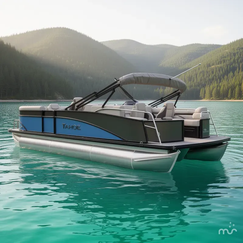 Slide: The Image of Tahoe Cascade 23 QUAD LOUNGER-200HP 2026 - 2