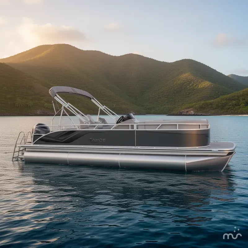 Slide: The Image of Tahoe Sport 85 23 VERASTILE REAR BENCH-140HP 2026 - 2