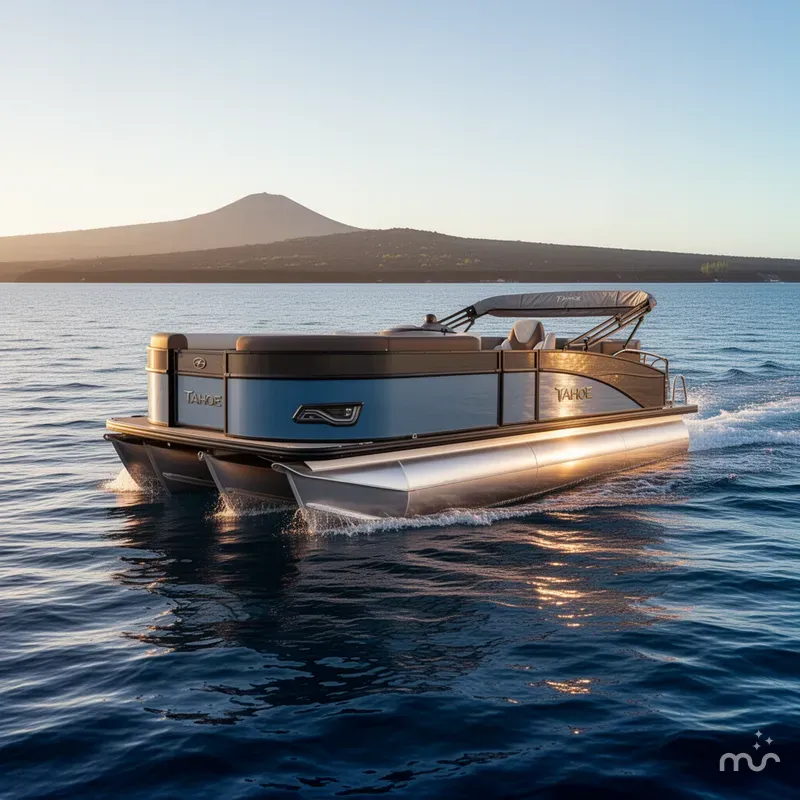 Slide: The Image of Tahoe Cascade 23 QUAD LOUNGER-200HP 2026 - 2