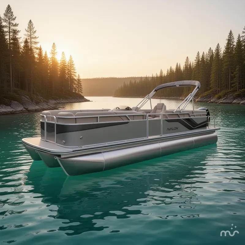 The Image of Avalon Venture 85 23 QUAD LOUNGER 140HP 2026 - 0