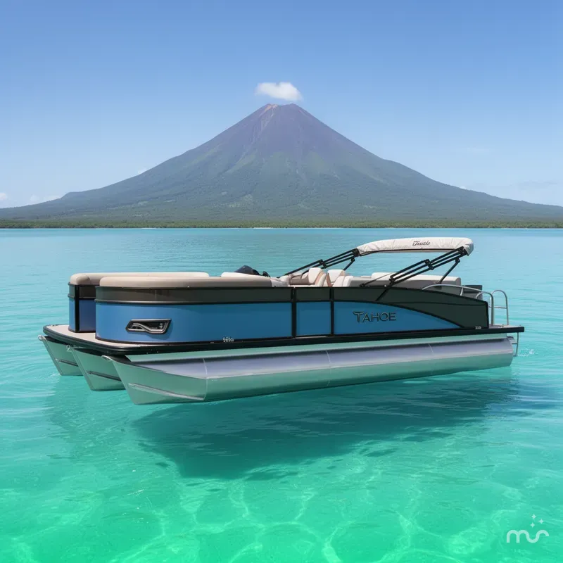 Slide: The Image of Tahoe Cascade 23 QUAD LOUNGER-200HP 2026 - 2